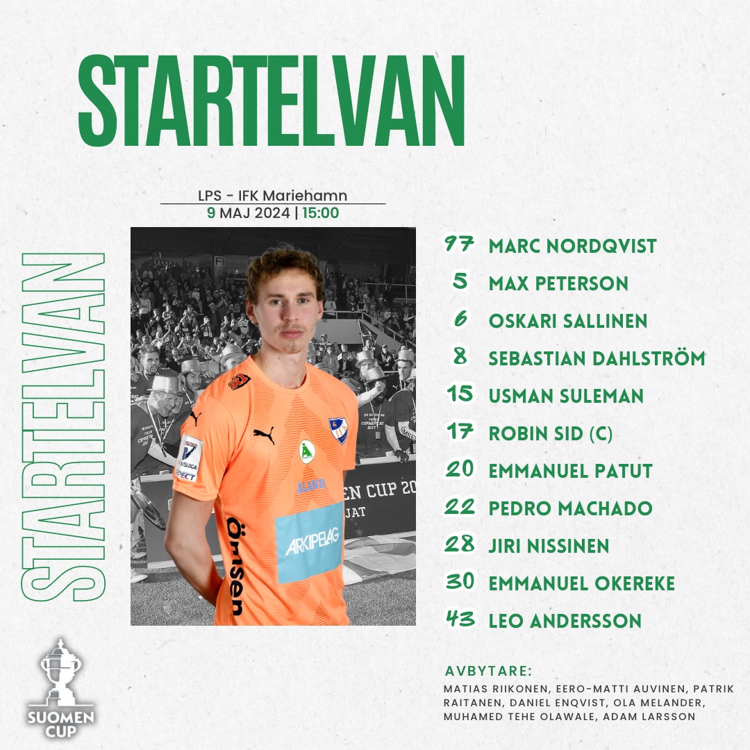IFKs startelva mot LPS
