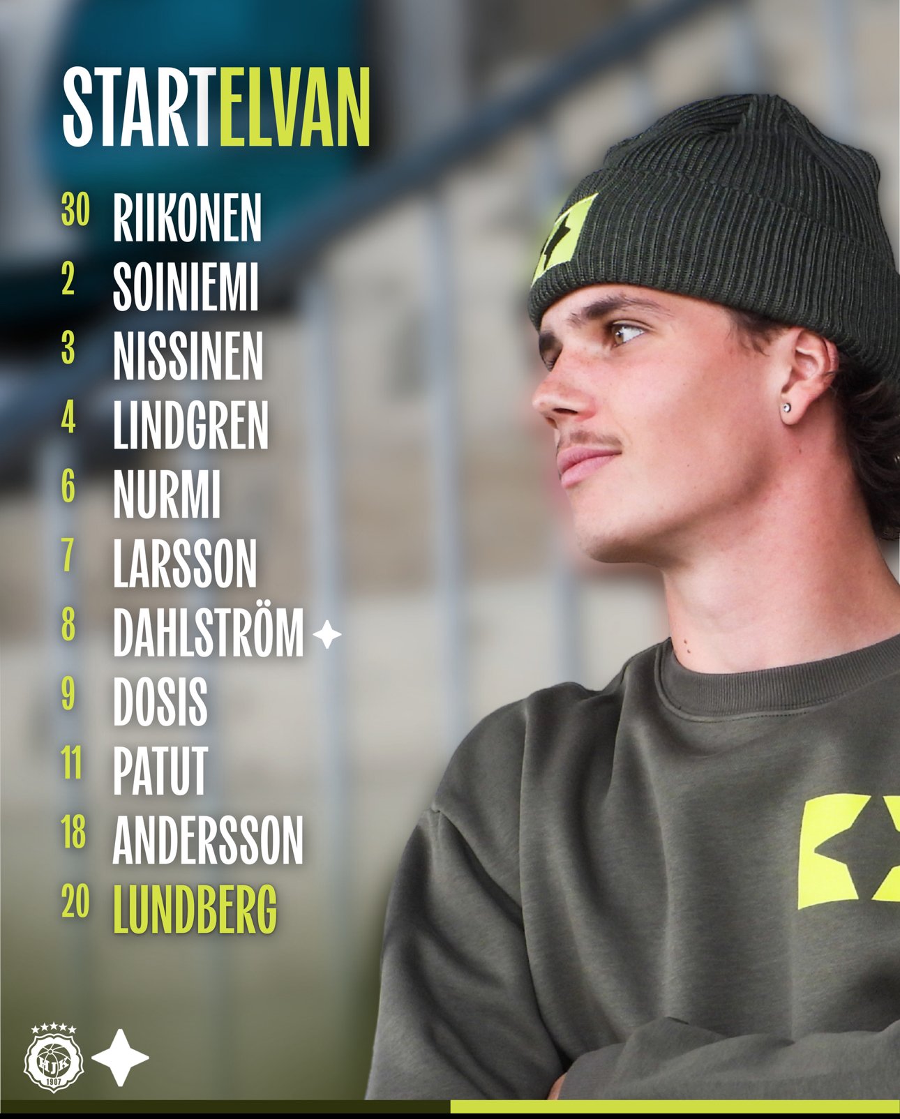 Startelva mot HJK