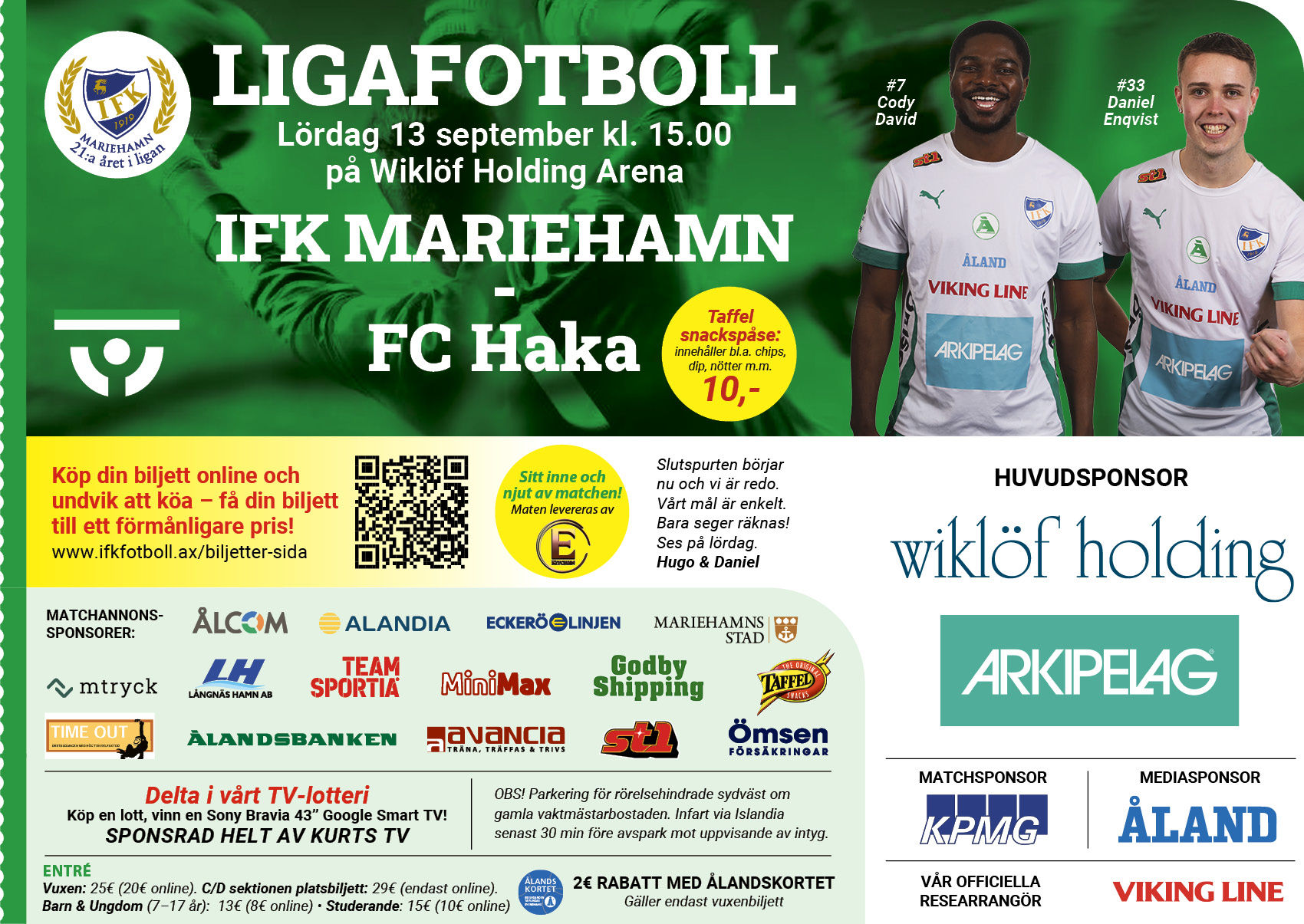 Inför Haka annons