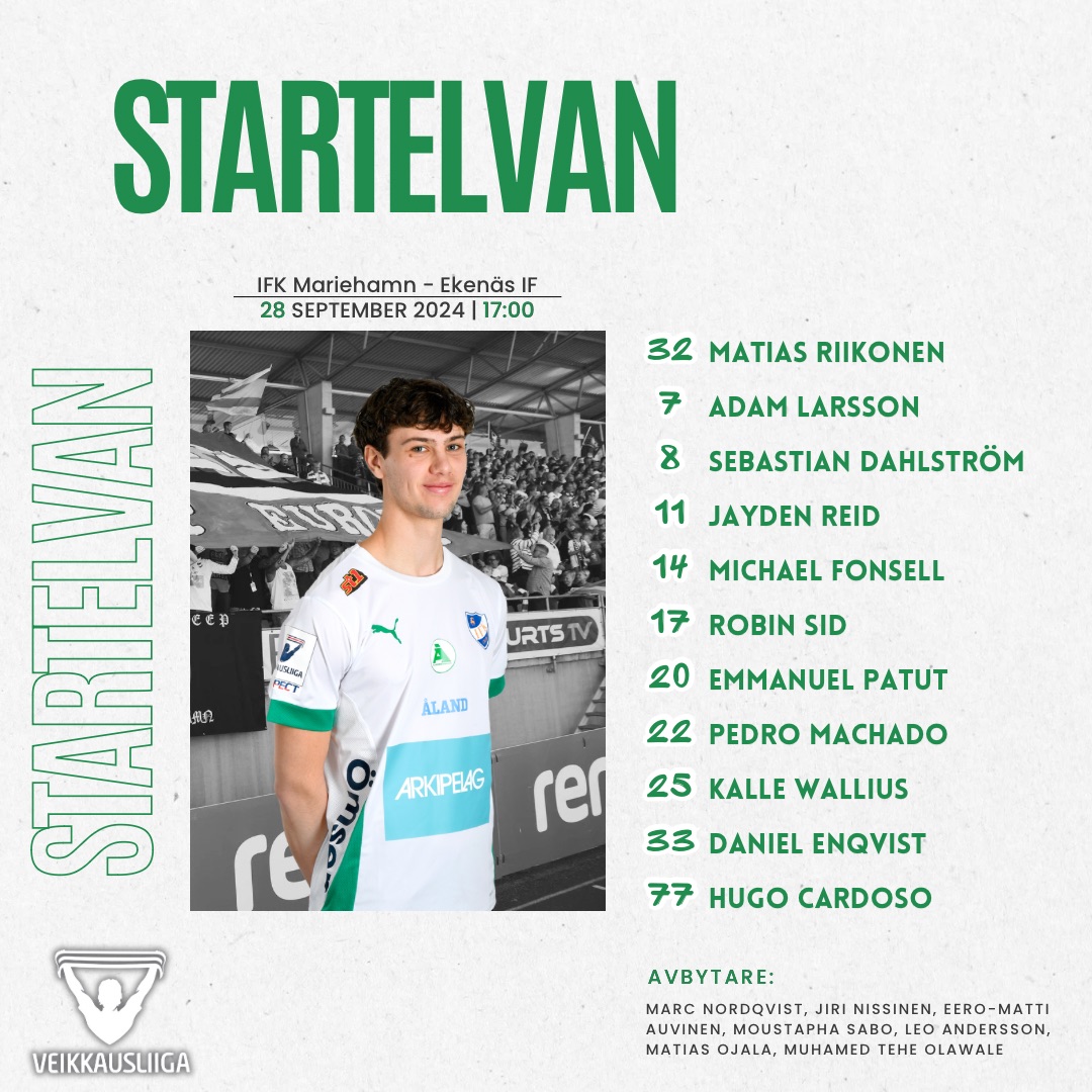 IFK startelva mot Ekenäs 