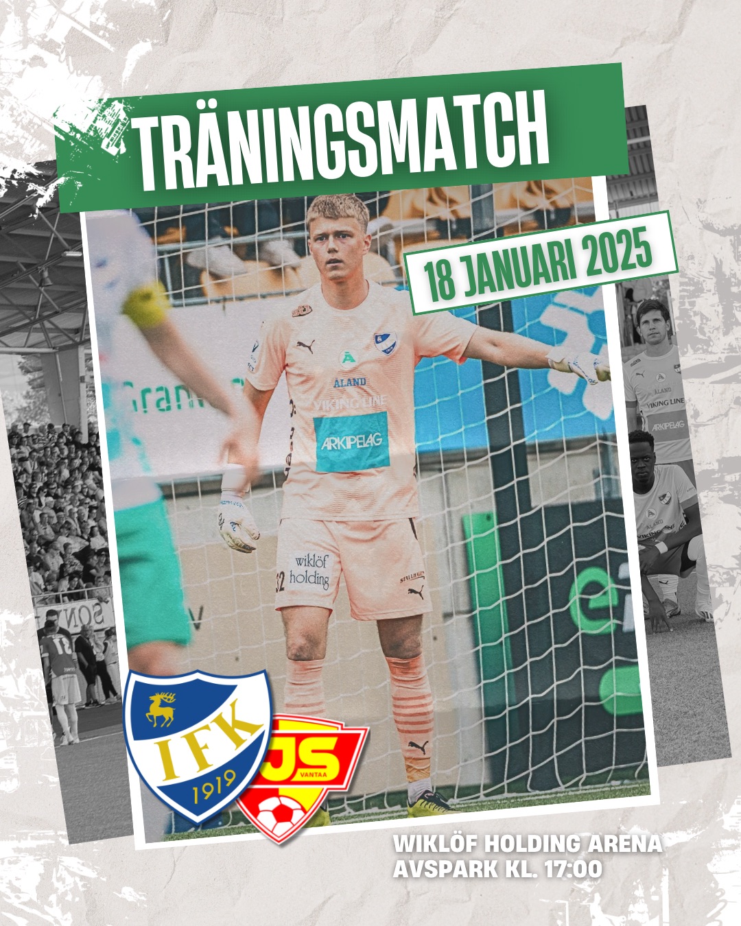 Årets första träningsmatch