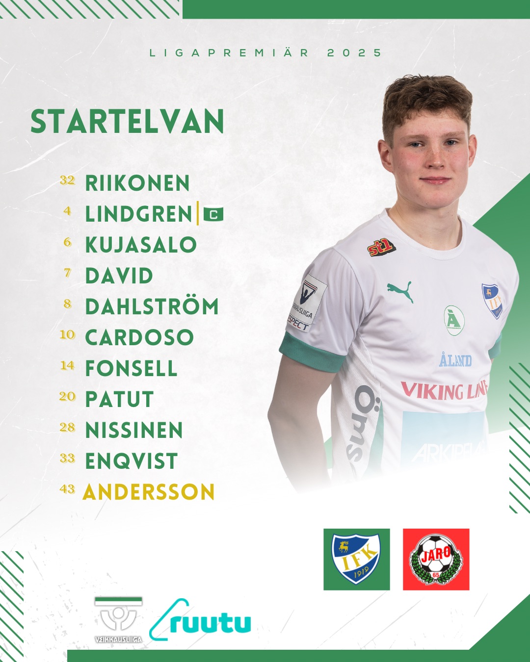Startelva mot Jaro premiär
